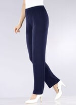 Hose mit edlem Glanz NACHTBLAU