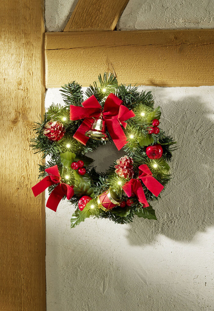 Beleuchteter Wandkranz 