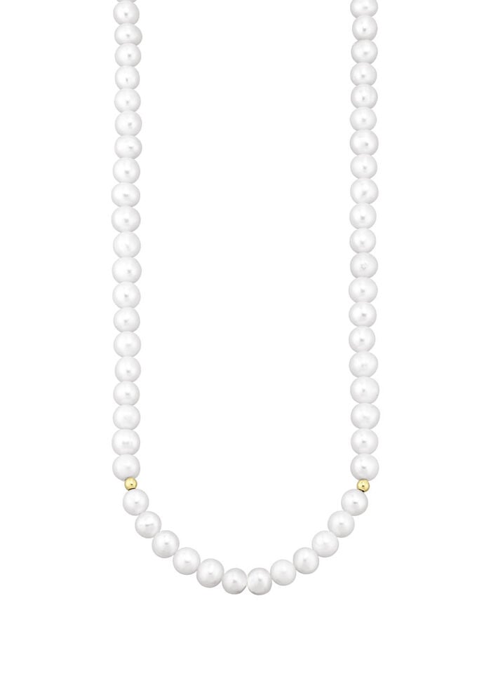 Edle Süßwasser-Zuchtperlenkette 