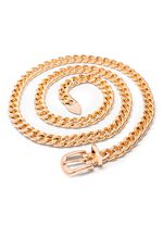 Schicker Damen-Ketteng&uuml;rtel, l&auml;ngenverstellbar mit Schnalle 