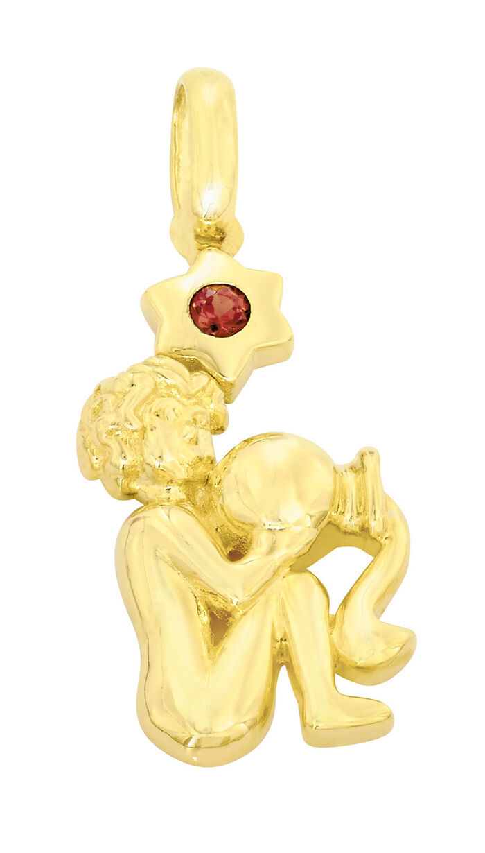 Sternzeichen-Anh&auml;nger mit echten Steinen 