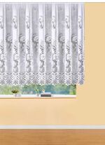 Blumenfenster-Store mit Automatikfaltenband 