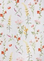 Dekoschal mit Fr&uuml;hlingsblumen-Motiv 