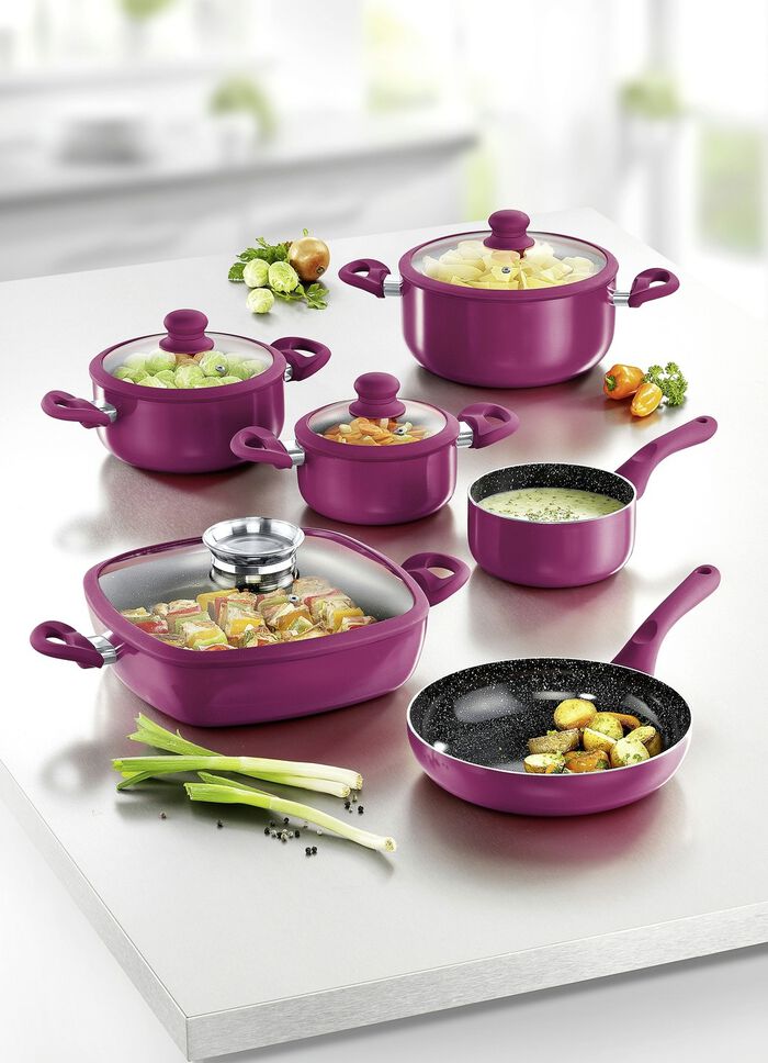 XXL-Topf-Set, 10-teilig, mit Antihaft-Keramikbeschichtung 