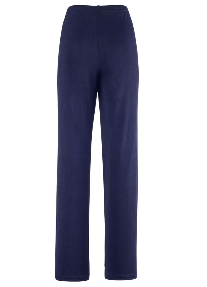Hose mit edlem Glanz NACHTBLAU