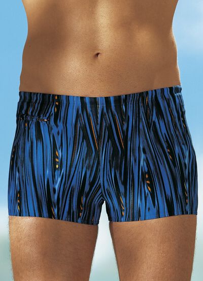 Schwab Badehose in höherer Kastenform mit Reißverschlusstasche 