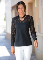 Shirt-Tunika mit Baumwolle 