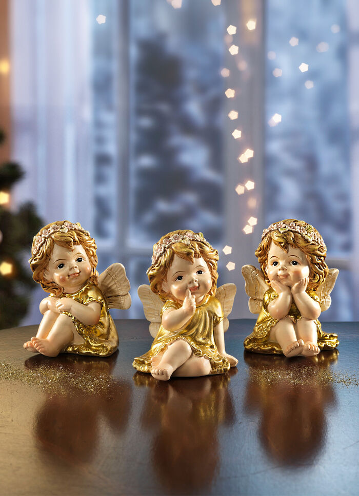 Engel, 3er-Set, aus Polyresin 