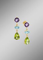 Edle Farbenpracht: Ohrstecker mit echten Edelsteinen 