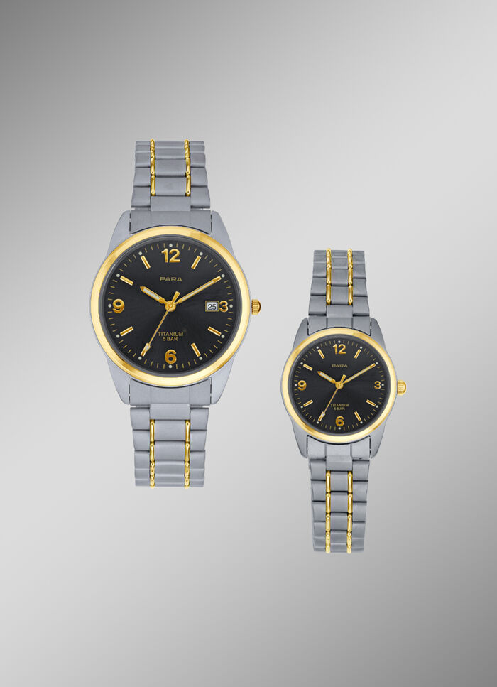 "Para"-Quartz-Partneruhren 