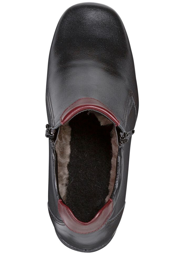 ELENA EDEN, gef&uuml;tterte Damen-Boots, Winterschuhe, Weite H, mit Lammfell 