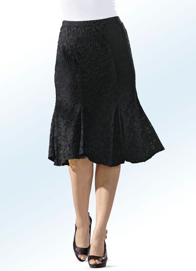 6-Bahnenrock aus edler Spitze 