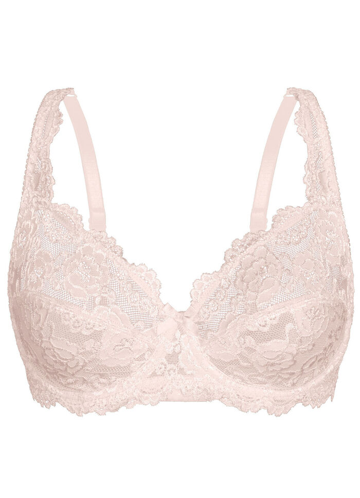 Sassa Zweierpack B&uuml;gel-BH aus Elastikspitze 1X BURGUND, 1X PUDER