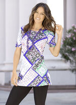 Longshirt mit Rundhalsausschnitt 