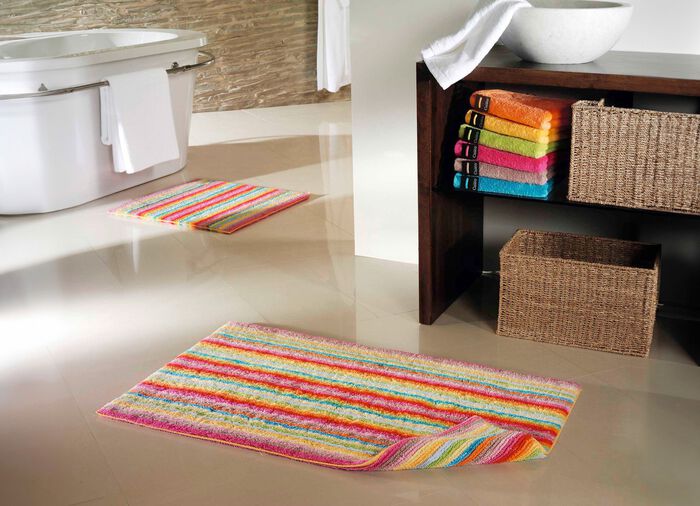 Wende-Badteppich aus 100% Baumwolle 