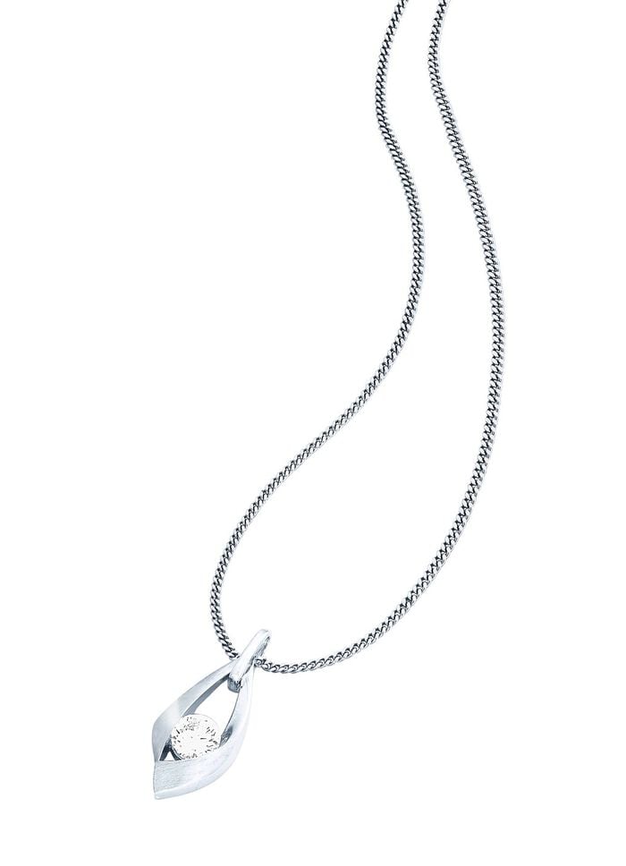 Zauberhafter Anh&auml;nger mit synth. Zirkonia 