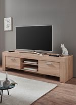 TV-Longboard mit Griffen in Aluminium-Optik 