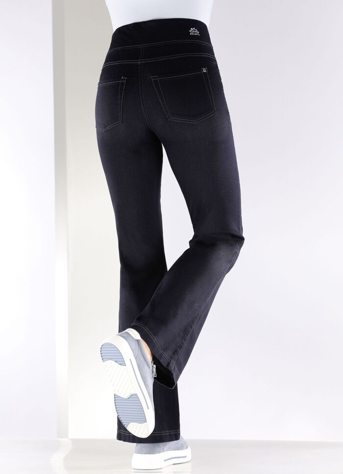 Yoga-Jeans mit ausgestellter Fußweite  