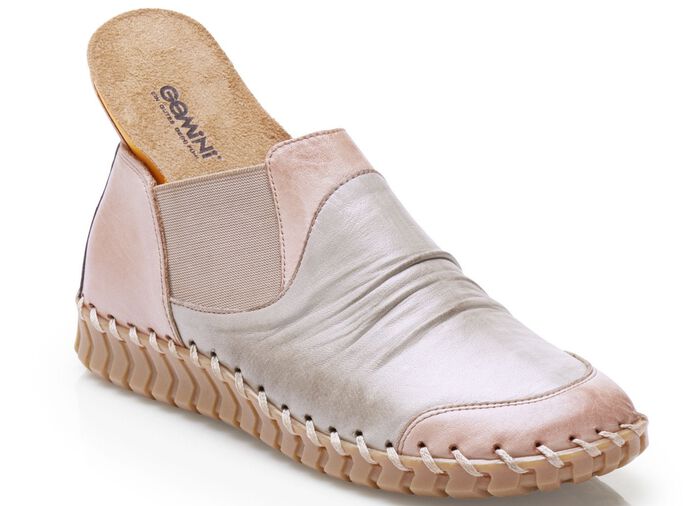 Gemini Bootie mit seitlichen Elastikeins&auml;tzen KIESEL-ROS&Eacute;