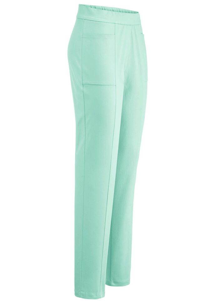 Hose mit abgesteppten Teilungsn&auml;hten 