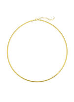 Omega-Reif aus Gold mit Struktur 