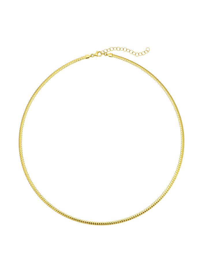 Omega-Reif aus Gold mit Struktur 