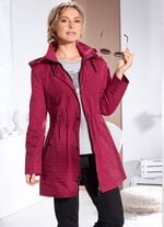 Funktionsjacke mit dezentem Streifendessin 