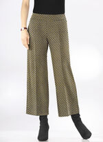 Culotte in bequemer Schlupfform BEIGE-SCHWARZ-MESSING