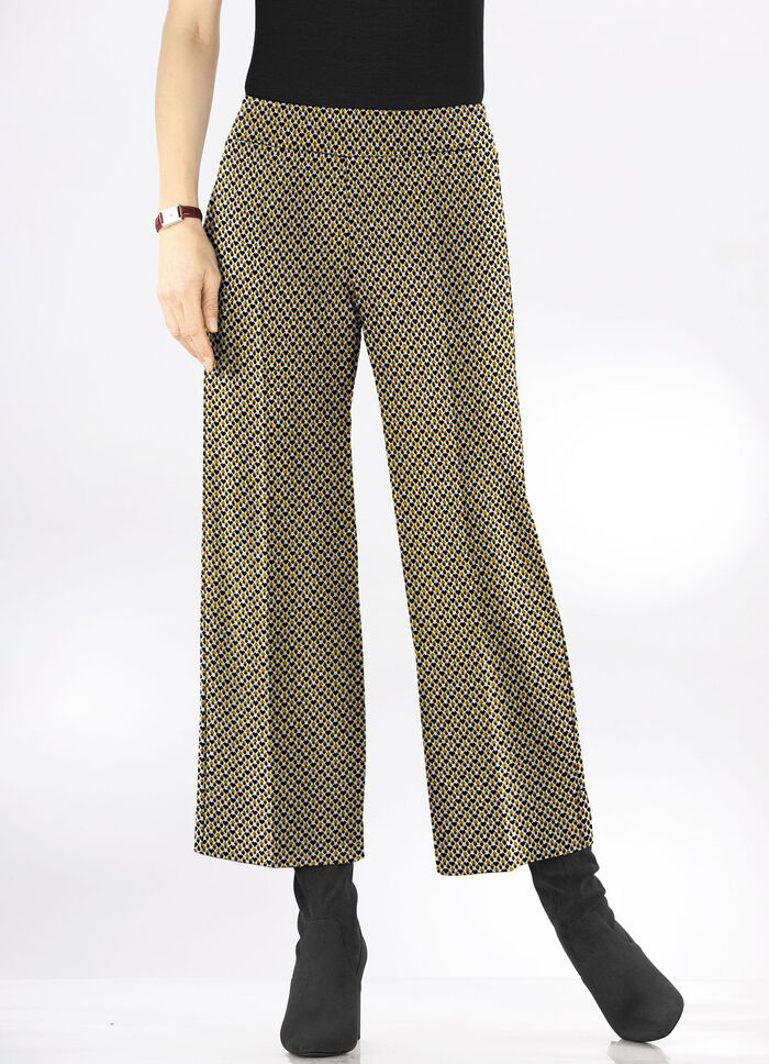 Culotte in bequemer Schlupfform BEIGE-SCHWARZ-MESSING