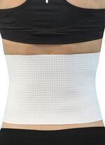 Stützbandagen mit Klettverschluss WEISS