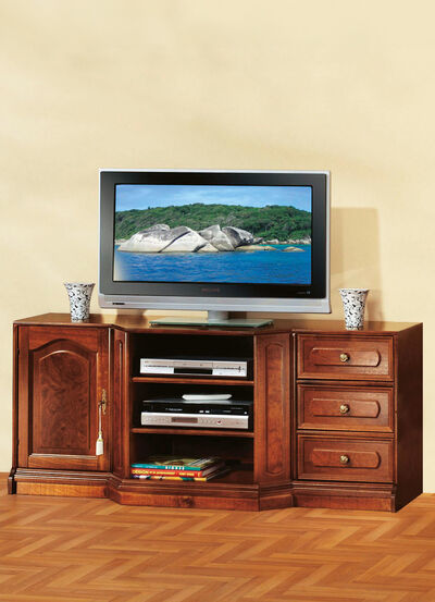 Teilmassives TV-Longboard mit Echtholzfurnier 