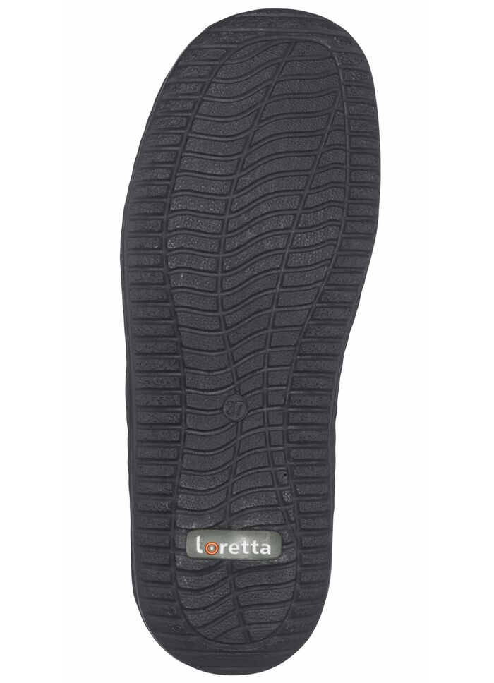 Slipper aus Nappaleder mit Knitter-Struktur 