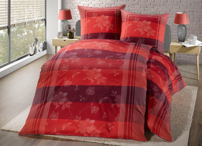 Bettw&auml;sche-Garnitur ROT
