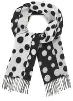 Schal mit Punkten 