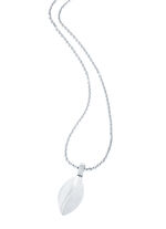 Schicker Anh&auml;nger mit Ankerkette und synth. Zirkonia 