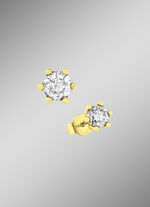 Massive Brillant-Ohrstecker 