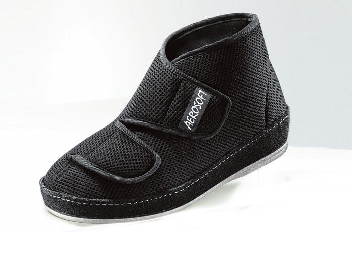 Klima-Klettschuh mit durchgehender, patentierter Filzschalensohle 