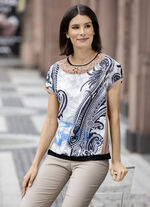 Tunika mit edlem Spitzen-Einsatz 