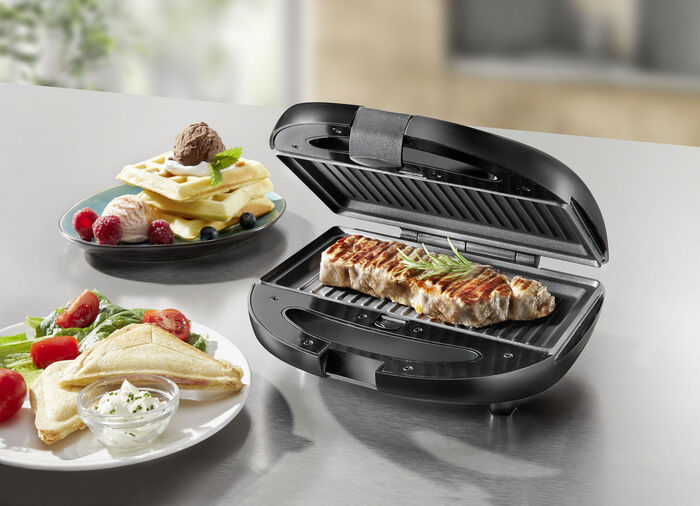 Variogrill mit 3 Wechselplatten 