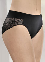 Dreierpack Slips mit zarter Elastikspitze 