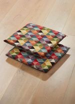 Sitzkissen, 2er-Set, mit Anti-Rutsch-Beschichtung 