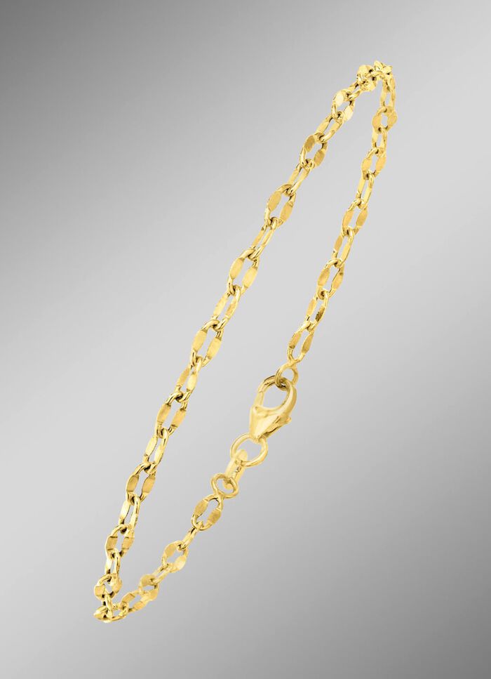 Exquisite Fantasieketten-Garnitur in Gold 375/- fein 