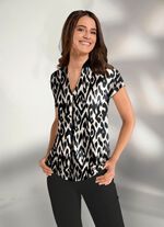 Shirt-Tunika mit farbbrillantem Druck 