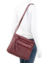 Laurina, Tasche, Damen, mit verstellbarem Umhängeriemen BURGUND