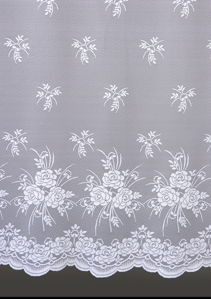 Floral dessinierter Store mit Universalschienenband 