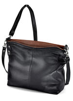 Laurina, Tasche, Damen, mit verstellbarem Umhängeriemen SCHWARZ-MARONE