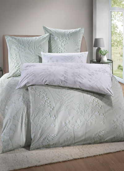 Wendebettwäsche-Garnitur aus 100% Baumwolle 