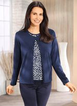 Strick-Twinset in weich fließender Qualität 