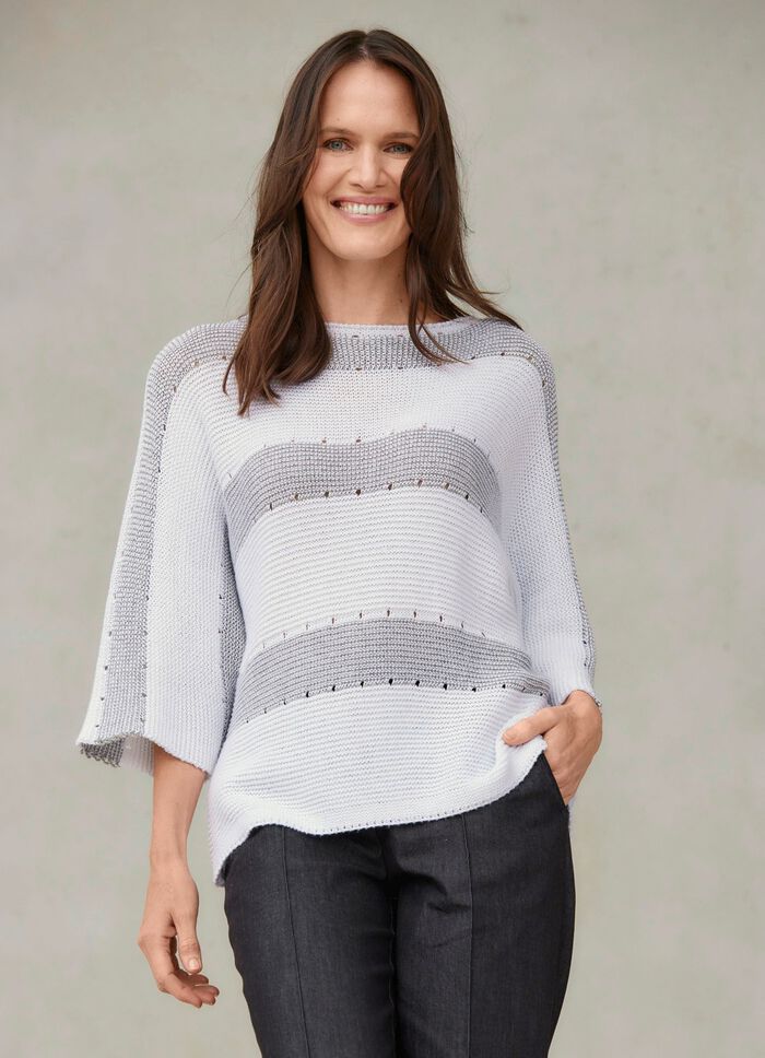 Pullover mit edlen Glitzerakzenten 