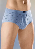 F&uuml;nferpack Slips aus Feinripp, allover dessiniert 